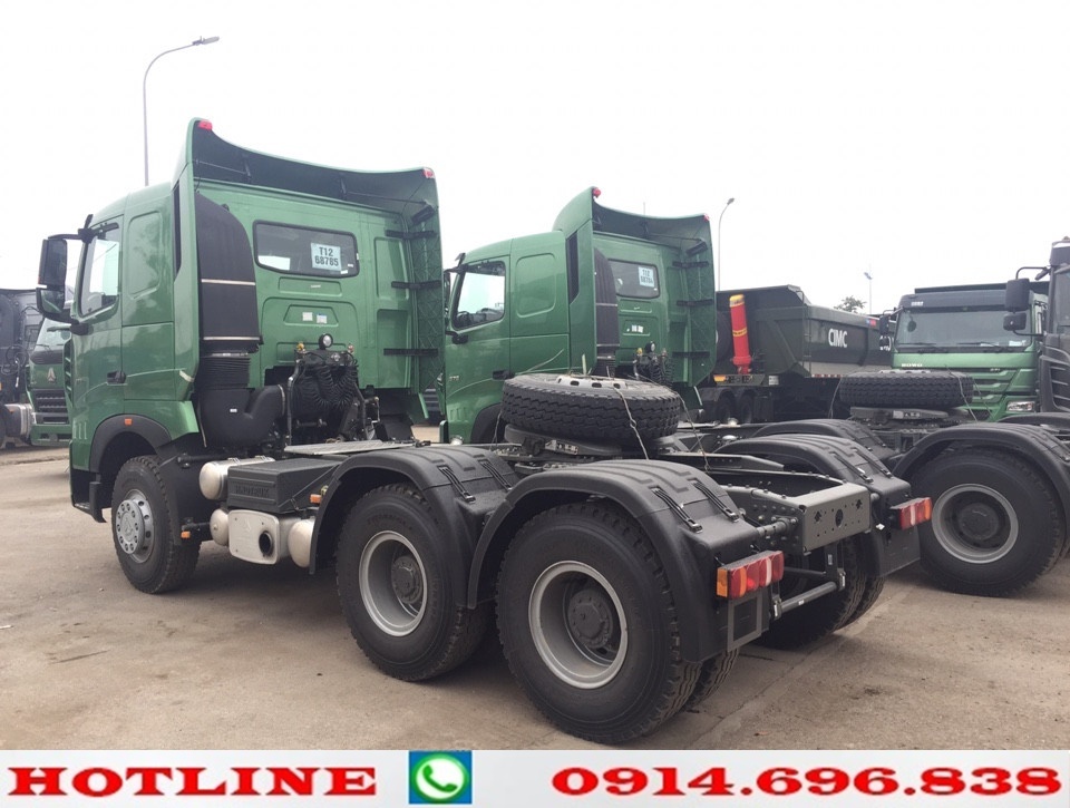xe đầu kéo howo 375 nóc thấp cầu dầu xe đầu kéo howo 375 nóc thấp cầu dầu